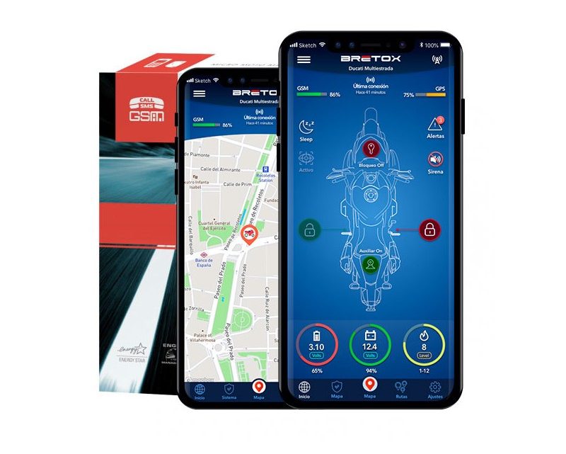 BRETOX, localizador GPS y alarma